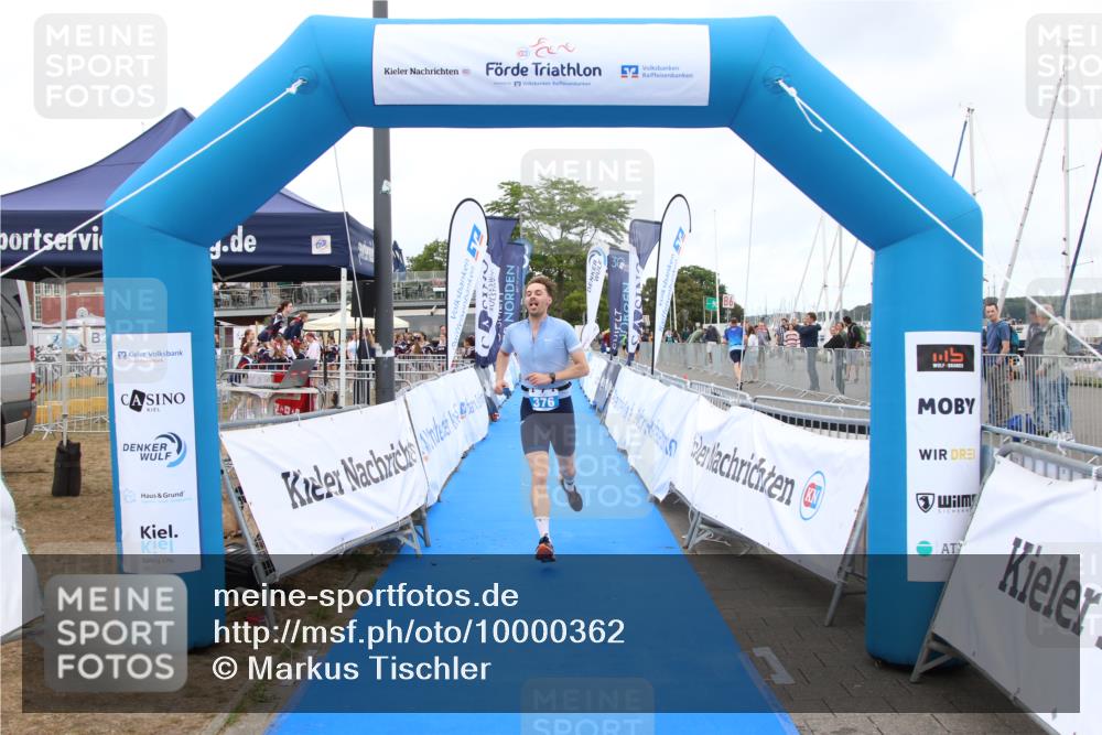 16.08.2026 - KN Förde Triathlon 2026 Markus Tischler http://msf.ph/oto/10000362 16.08.2026 12:18:01 Ziel 376, 376 meine-sportfotos.de