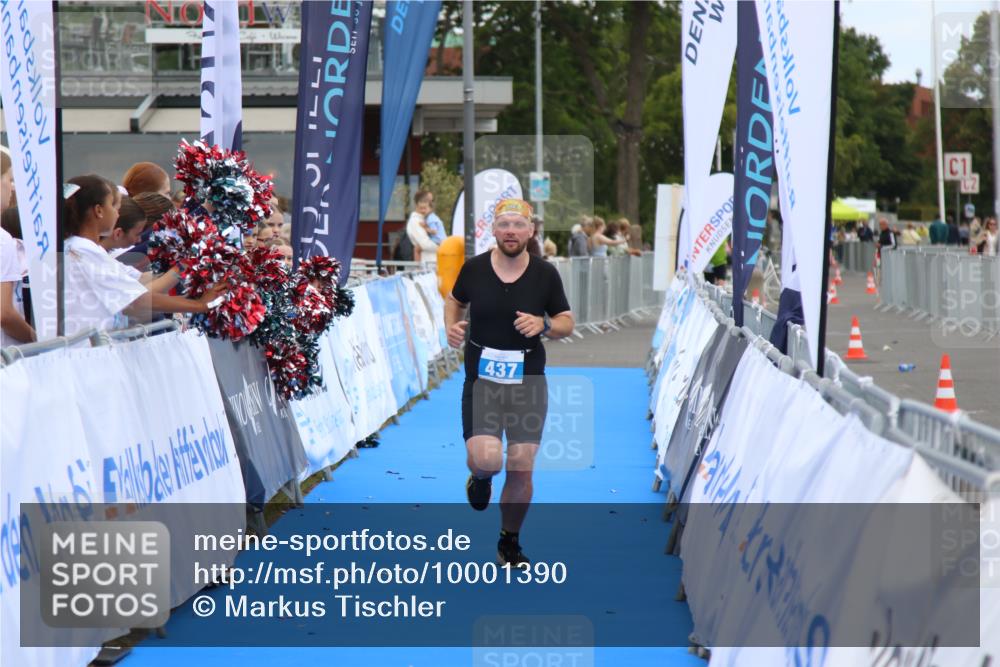 16.08.2026 - KN Förde Triathlon 2026 Markus Tischler http://msf.ph/oto/10001390 16.08.2026 12:30:16 Ziel 437, 437 meine-sportfotos.de
