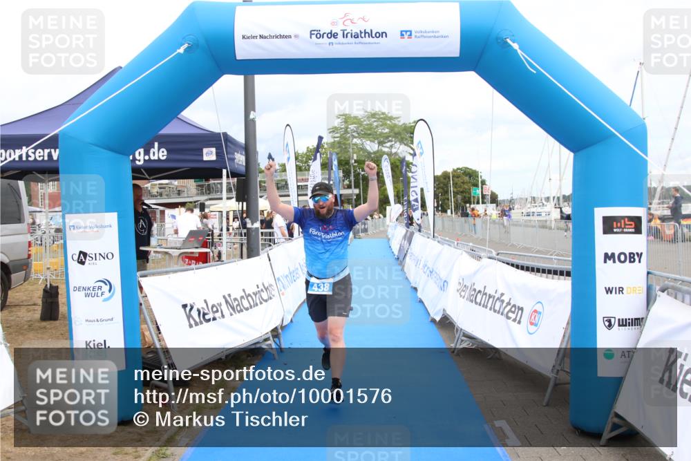 16.08.2026 - KN Förde Triathlon 2026 Markus Tischler http://msf.ph/oto/10001576 16.08.2026 12:35:04 Ziel 438, 438 meine-sportfotos.de