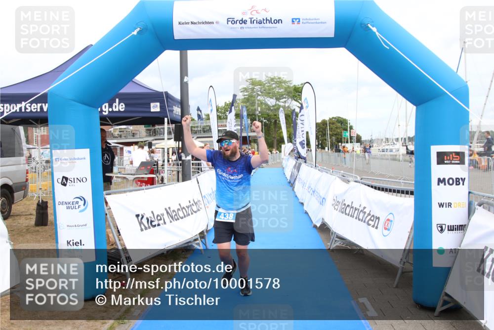 16.08.2026 - KN Förde Triathlon 2026 Markus Tischler http://msf.ph/oto/10001578 16.08.2026 12:35:04 Ziel 438, 438 meine-sportfotos.de