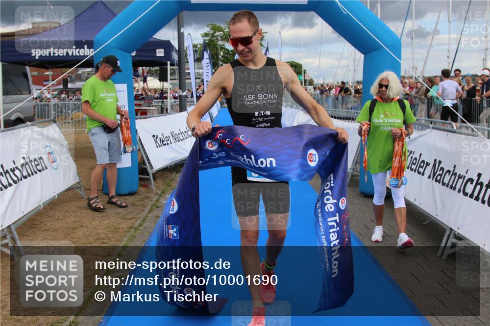 16.08.2026 - KN Förde Triathlon 2026 Markus Tischler http://msf.ph/oto/10001690 16.08.2026 13:28:36 Ziel  meine-sportfotos.de