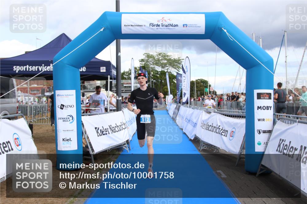 16.08.2026 - KN Förde Triathlon 2026 Markus Tischler http://msf.ph/oto/10001758 16.08.2026 13:39:22 Ziel 512, 512 meine-sportfotos.de