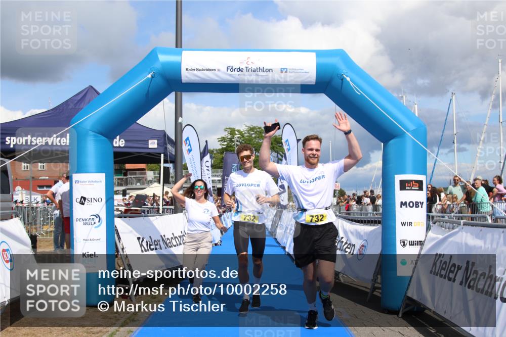16.08.2026 - KN Förde Triathlon 2026 Markus Tischler http://msf.ph/oto/10002258 16.08.2026 13:54:50 Ziel 732, 732 meine-sportfotos.de