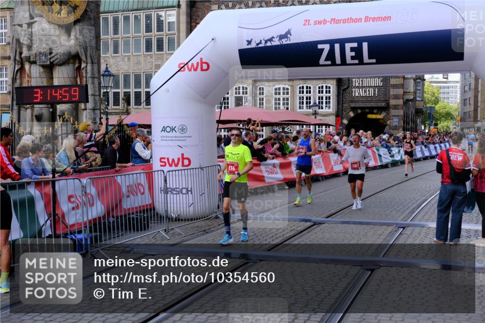 13.09.2026 - 21. swb-Marathon Bremen Tim E. http://msf.ph/oto/10354560 13.09.2026 12:45:48 Ziel 2032 meine-sportfotos.de