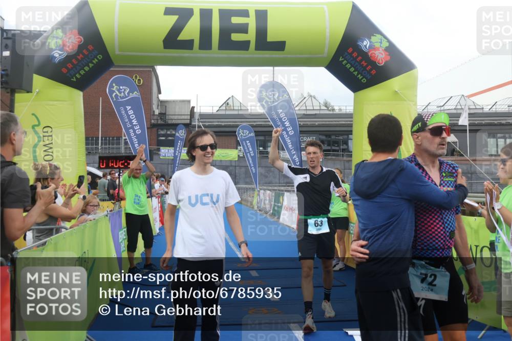 11.08.2024 - GEWOBA Citytriathlon Bremen Lena Gebhardt http://msf.ph/oto/6785935 11.08.2024 11:02:58 Ziel 63, 72 meine-sportfotos.de