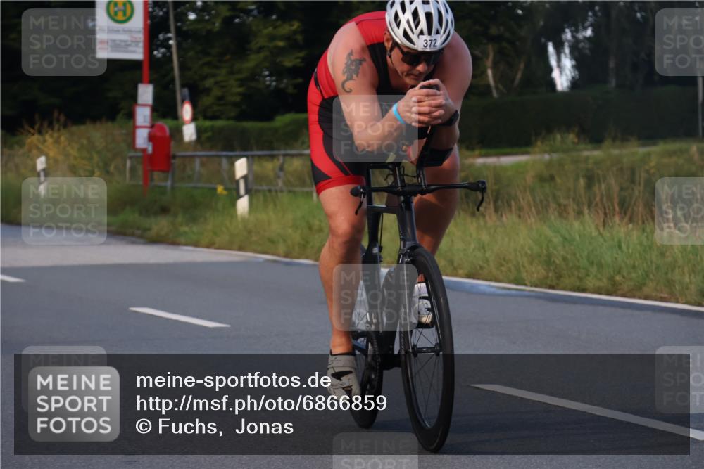 25.08.2024 - Elbe Triathlon Hamburg Fuchs,  Jonas http://msf.ph/oto/6866859 25.08.2024 09:27:09 Radfahren 134, 372 meine-sportfotos.de