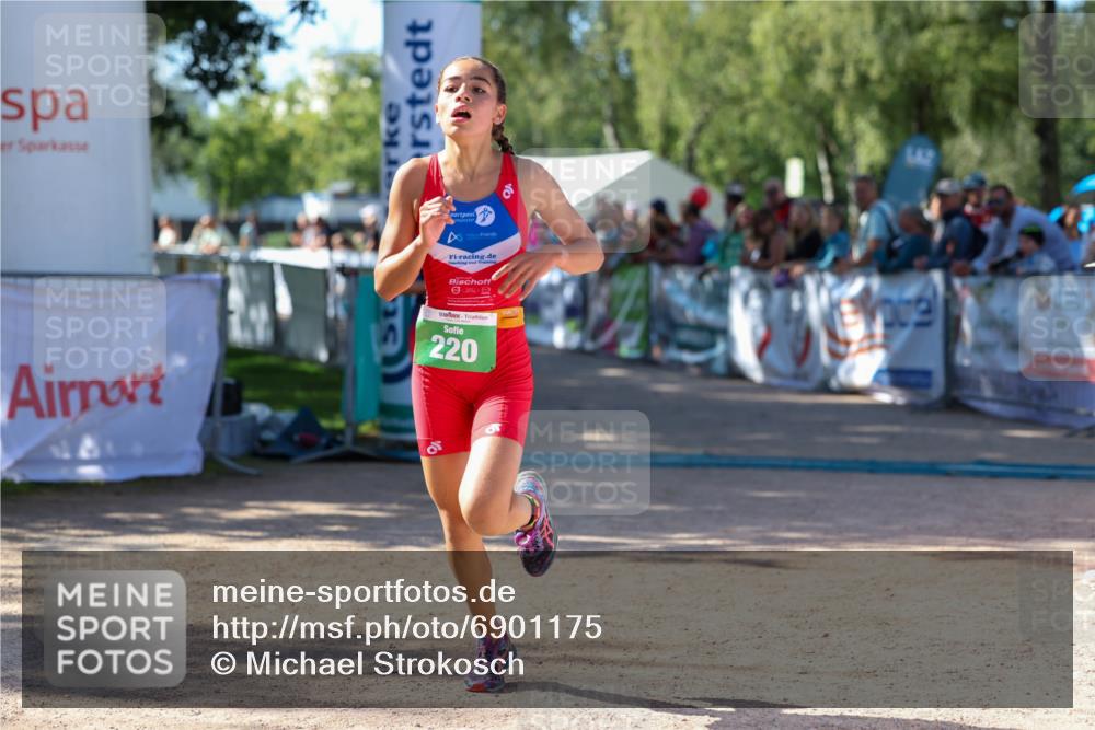 01.09.2024 - 17. Tribühne Triathlon Michael Strokosch http://msf.ph/oto/6901175 01.09.2024 10:58:56 Ziel 220, 278 meine-sportfotos.de