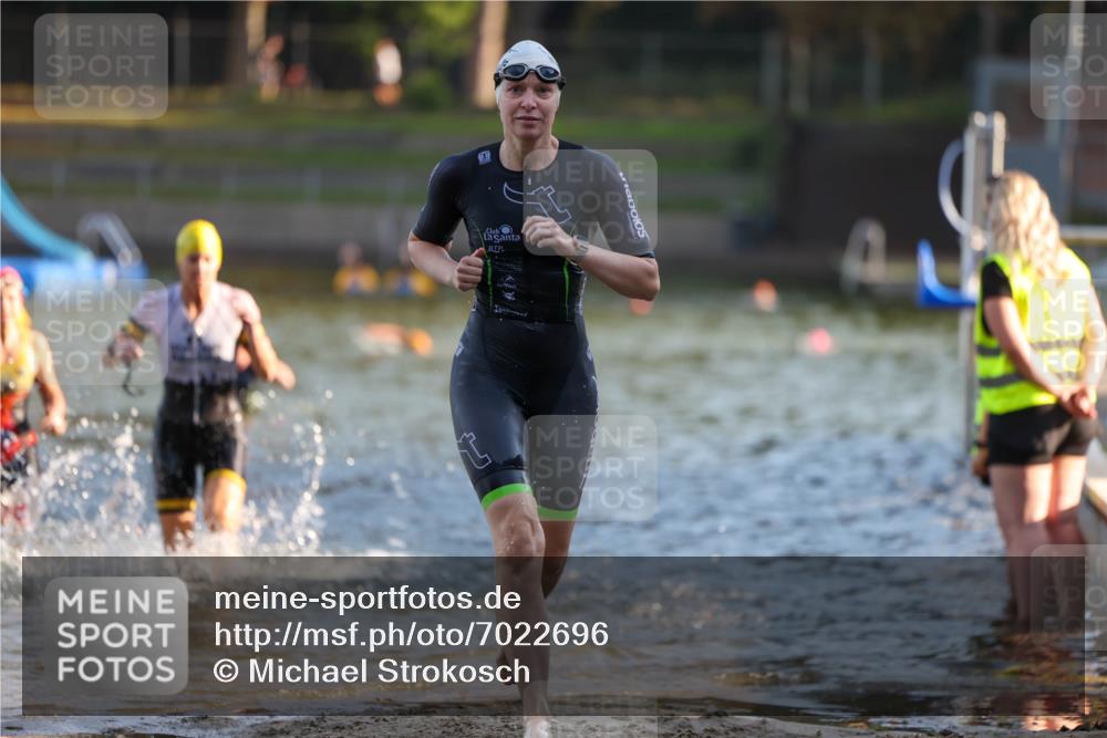 08.09.2024 - Stadtparktriathlon Michael Strokosch http://msf.ph/oto/7022696 08.09.2024 09:09:16 Schwimmen 146, 160, 166 meine-sportfotos.de