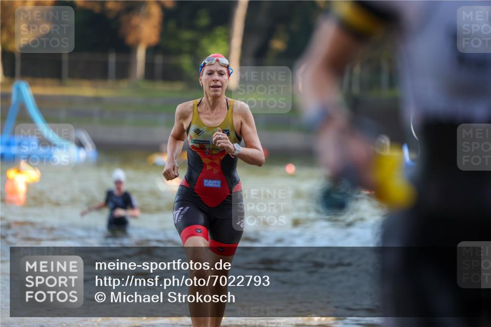 08.09.2024 - Stadtparktriathlon Michael Strokosch http://msf.ph/oto/7022793 08.09.2024 09:09:23 Schwimmen 146, 160, 168 meine-sportfotos.de