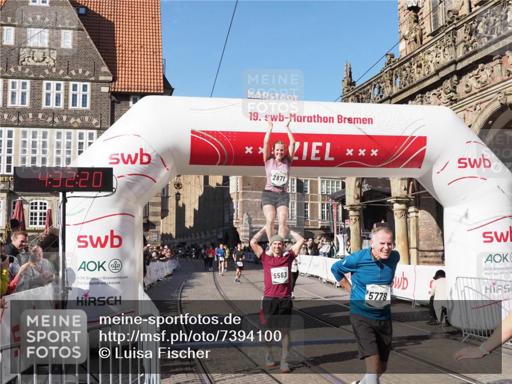 06.10.2024 - 19. swb-Marathon Bremen Luisa Fischer http://msf.ph/oto/7394100 06.10.2024 14:02:20 Ziel 311, 974, 1340, 2027, 3742, 4341, 4343, 4746, 5563, 5778 meine-sportfotos.de