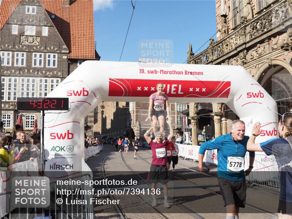 06.10.2024 - 19. swb-Marathon Bremen Luisa Fischer http://msf.ph/oto/7394136 06.10.2024 14:02:21 Ziel 311, 974, 1340, 2027, 3742, 4341, 5563, 5778 meine-sportfotos.de