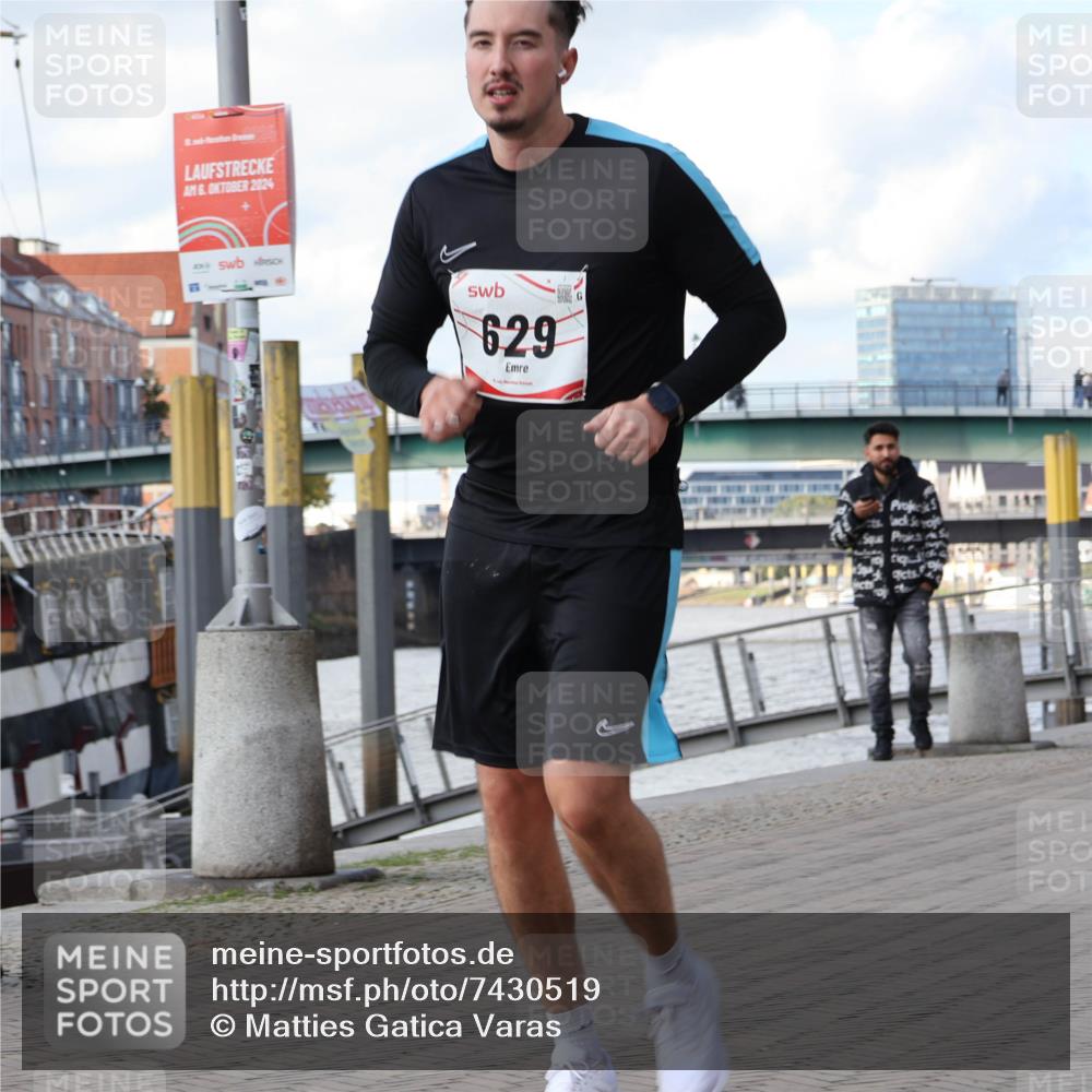 06.10.2024 - 19. swb-Marathon Bremen Matties Gatica Varas http://msf.ph/oto/7430519 06.10.2024 14:06:41 Laufen 6, 2024, 629 meine-sportfotos.de