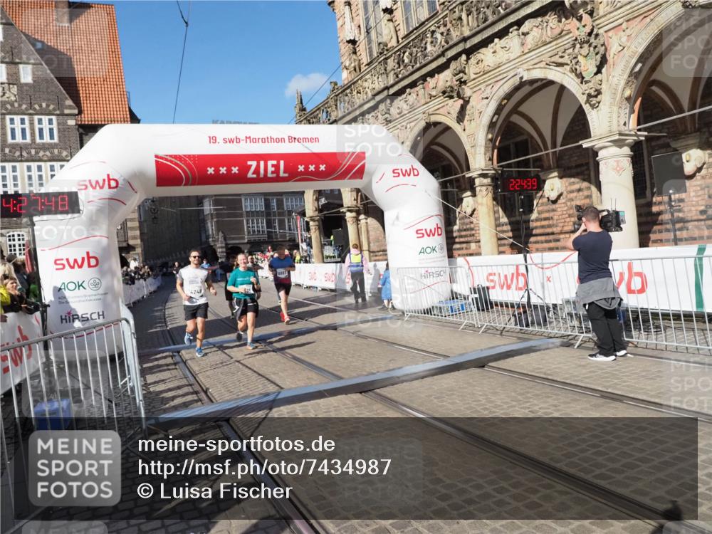 06.10.2024 - 19. swb-Marathon Bremen Luisa Fischer http://msf.ph/oto/7434987 06.10.2024 13:57:48 Ziel 107, 479, 1410, 2635, 4248, 5485, 6883 meine-sportfotos.de