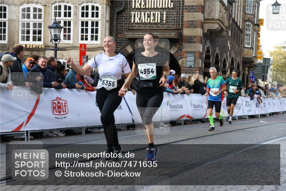 06.10.2024 - 19. swb-Marathon Bremen Strokosch-Dieckow http://msf.ph/oto/7471635 06.10.2024 14:05:11 Ziel 725, 750, 1407, 1614, 2072, 2534, 2681, 3941, 4954, 5355, 5363, 5386, 6343, 6463, 6497 meine-sportfotos.de