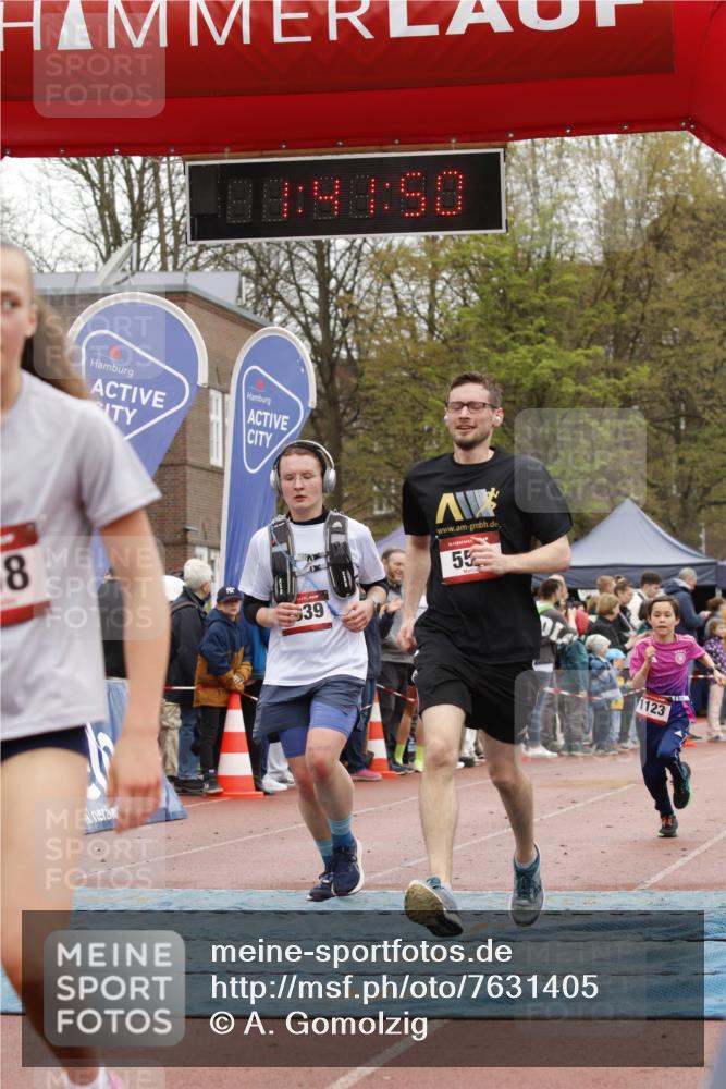 13.04.2025 - Hammer Lauf A. Gomolzig http://msf.ph/oto/7631405 13.04.2025 12:41:49 Ziel 2, 557, 1123, 1458, 1741, 1939 meine-sportfotos.de