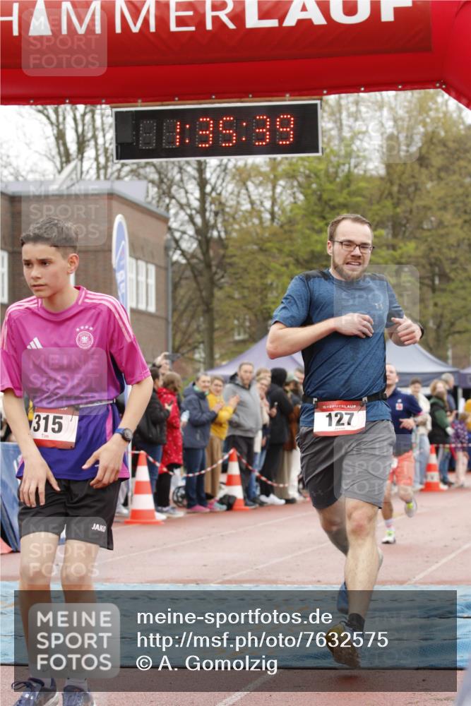 13.04.2025 - Hammer Lauf A. Gomolzig http://msf.ph/oto/7632575 13.04.2025 12:35:37 Ziel 127, 241, 274, 315, 1892 meine-sportfotos.de