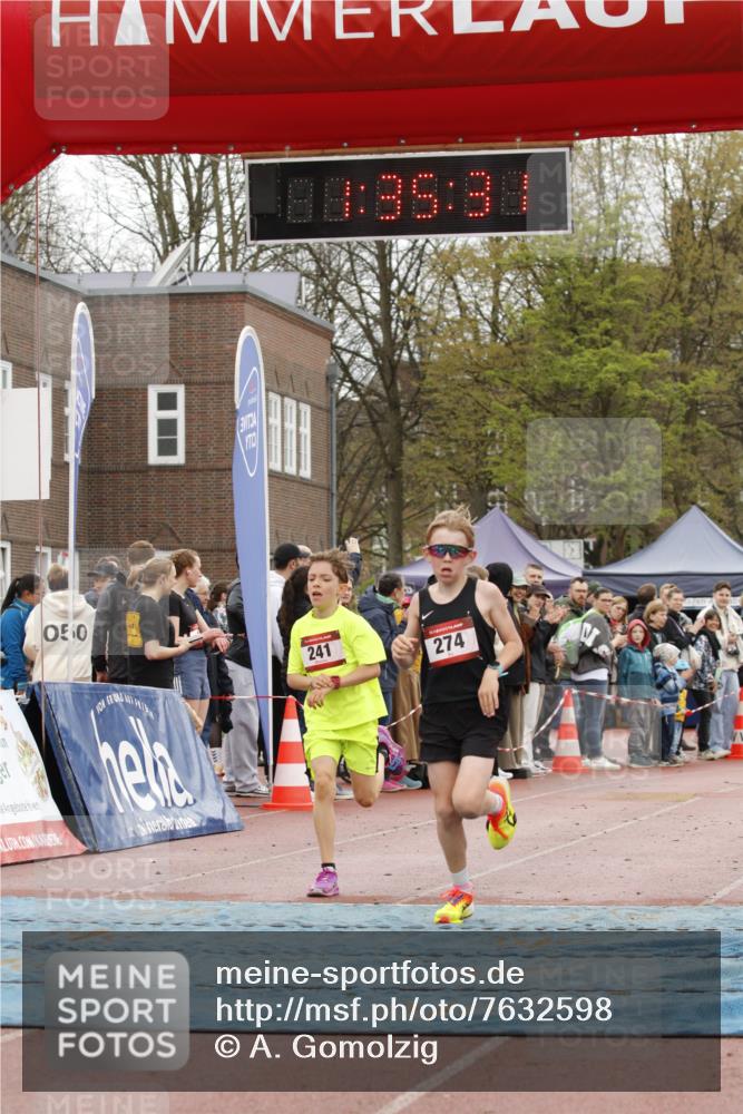 13.04.2025 - Hammer Lauf A. Gomolzig http://msf.ph/oto/7632598 13.04.2025 12:35:30 Ziel 241, 274, 315 meine-sportfotos.de