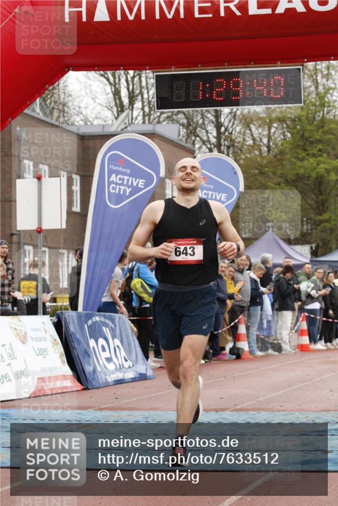13.04.2025 - Hammer Lauf A. Gomolzig http://msf.ph/oto/7633512 13.04.2025 12:29:39 Ziel 628, 643 meine-sportfotos.de