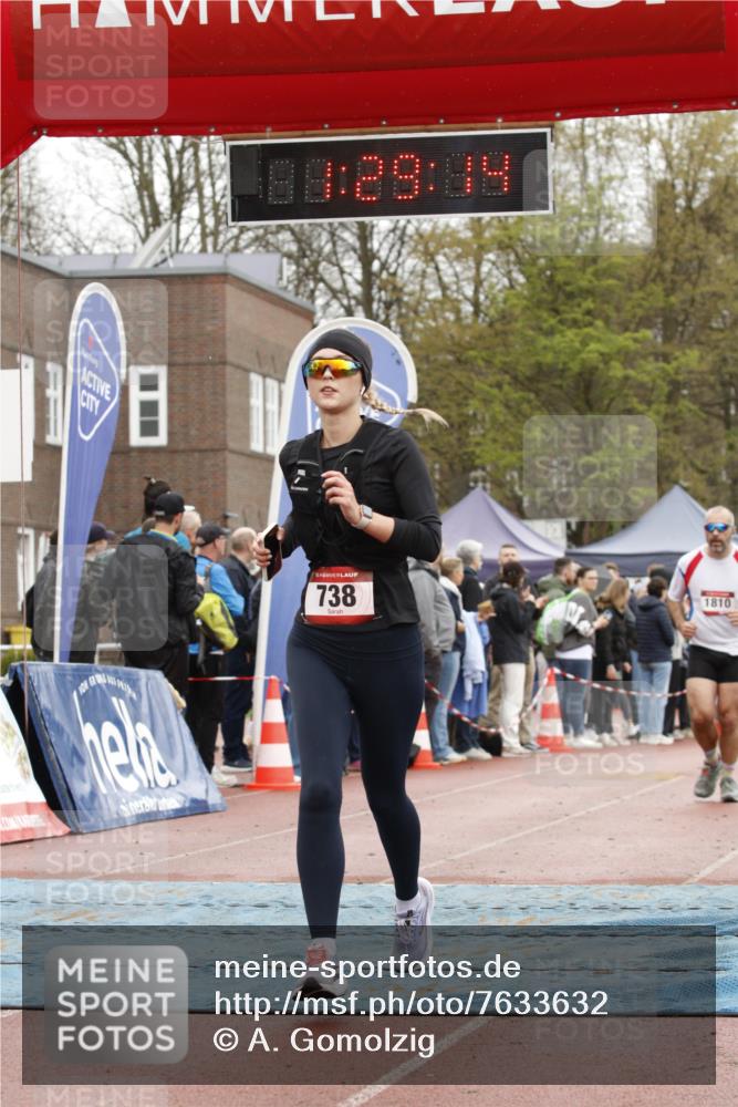 13.04.2025 - Hammer Lauf A. Gomolzig http://msf.ph/oto/7633632 13.04.2025 12:29:12 Ziel 21, 738, 1810 meine-sportfotos.de