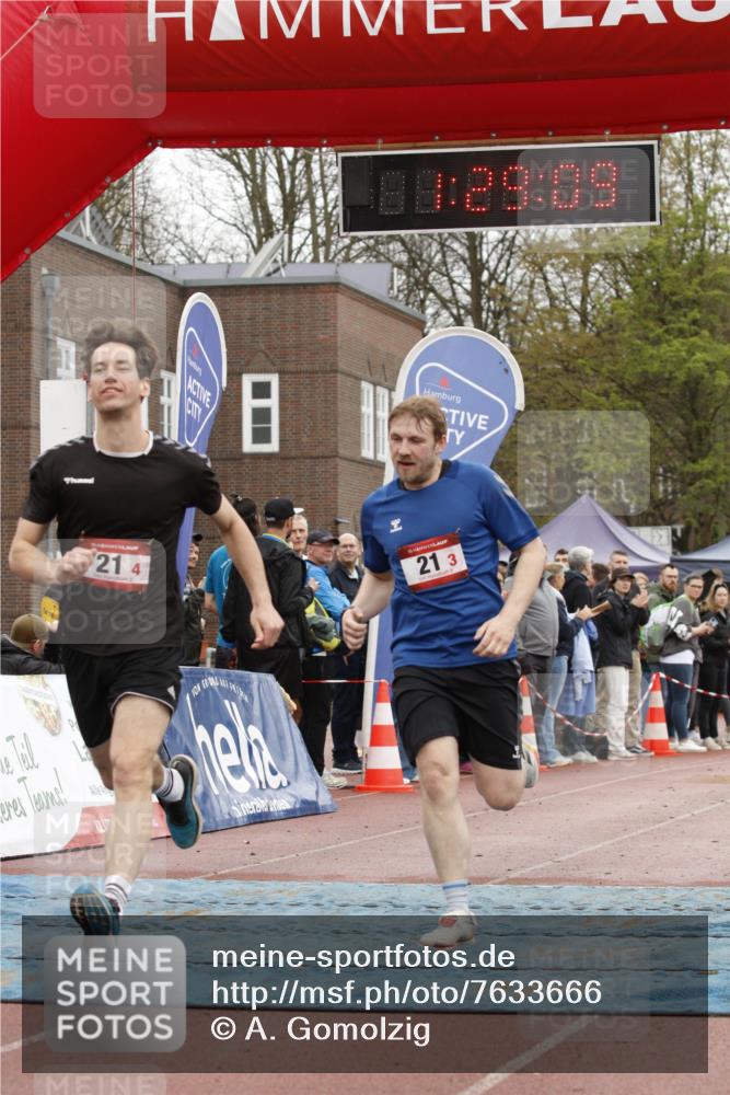 13.04.2025 - Hammer Lauf A. Gomolzig http://msf.ph/oto/7633666 13.04.2025 12:29:08 Ziel 21, 738, 1051, 1958 meine-sportfotos.de