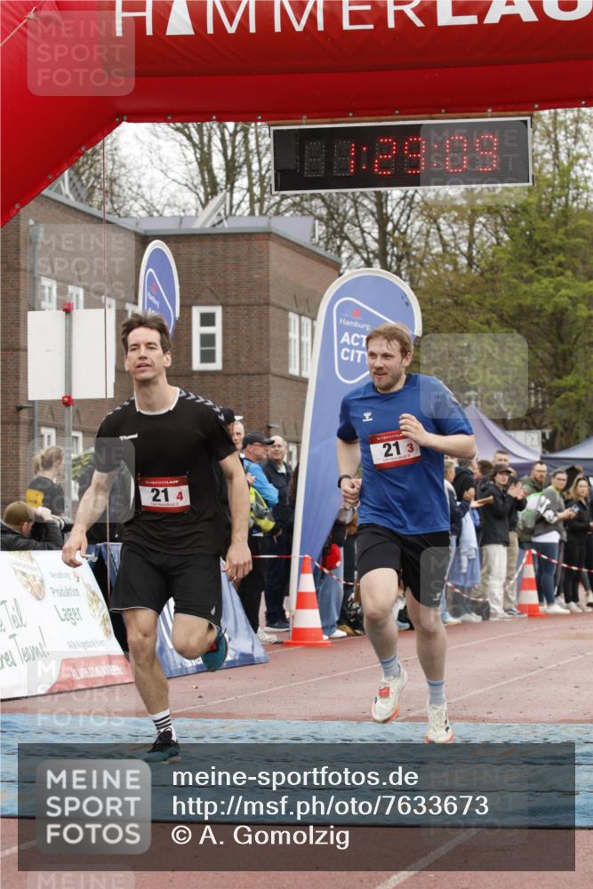 13.04.2025 - Hammer Lauf A. Gomolzig http://msf.ph/oto/7633673 13.04.2025 12:29:08 Ziel 21, 738, 1051, 1958 meine-sportfotos.de