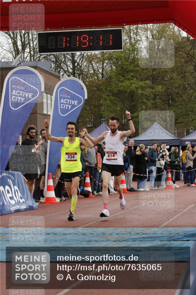 13.04.2025 - Hammer Lauf A. Gomolzig http://msf.ph/oto/7635065 13.04.2025 12:19:10 Ziel 14, 334, 614, 730 meine-sportfotos.de