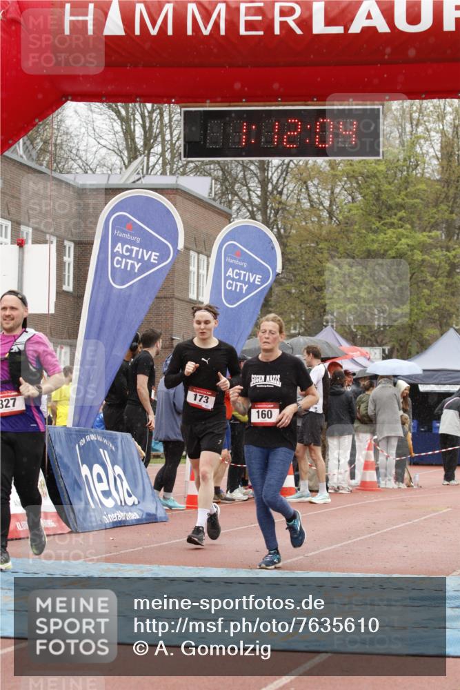 13.04.2025 - Hammer Lauf A. Gomolzig http://msf.ph/oto/7635610 13.04.2025 12:12:02 Ziel 160, 173, 327 meine-sportfotos.de
