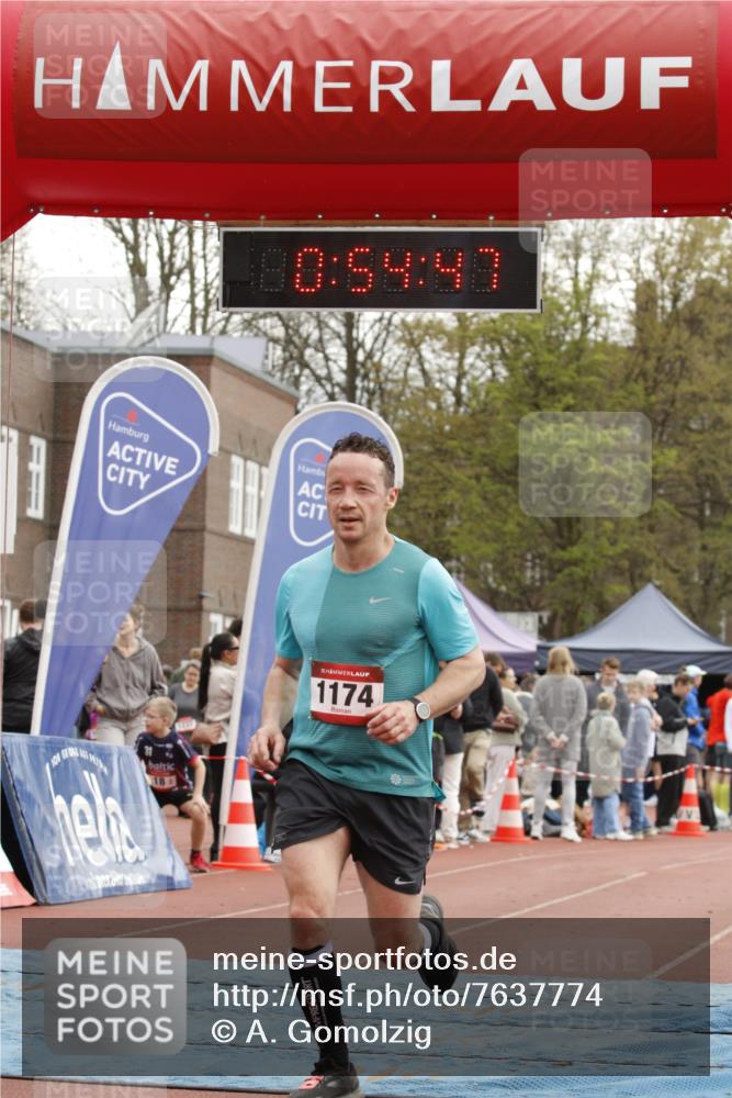 13.04.2025 - Hammer Lauf A. Gomolzig http://msf.ph/oto/7637774 13.04.2025 11:54:45 Ziel 1174 meine-sportfotos.de