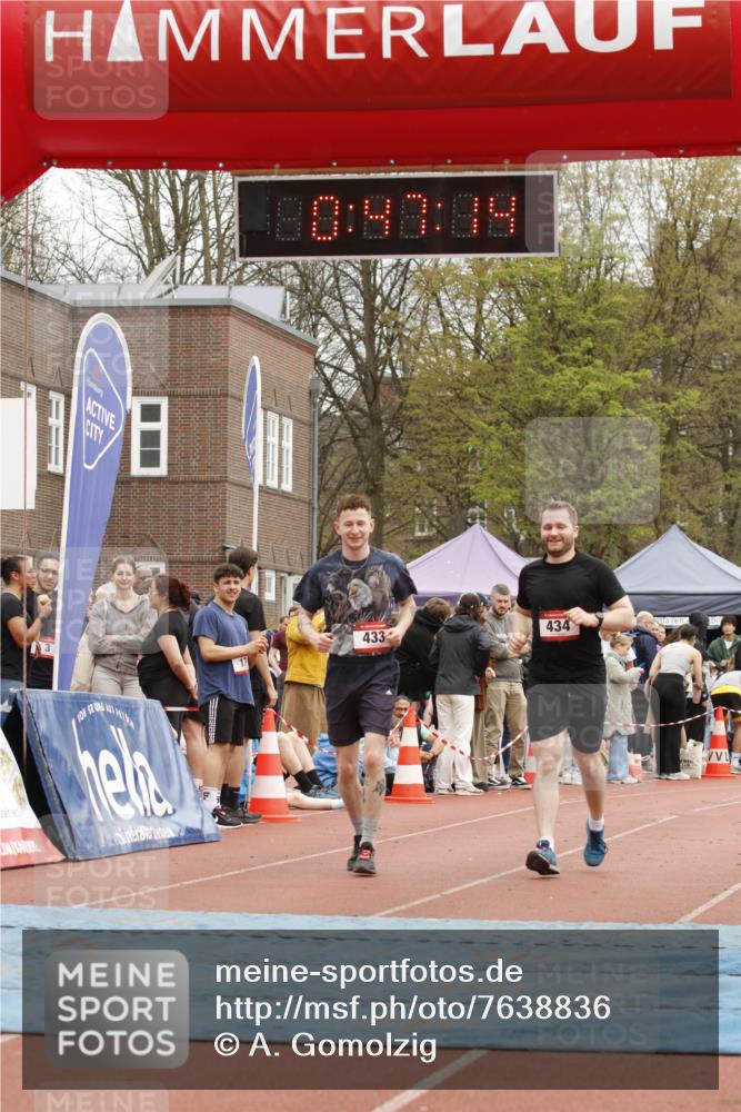 13.04.2025 - Hammer Lauf A. Gomolzig http://msf.ph/oto/7638836 13.04.2025 11:47:13 Ziel 229, 433, 434, 493 meine-sportfotos.de