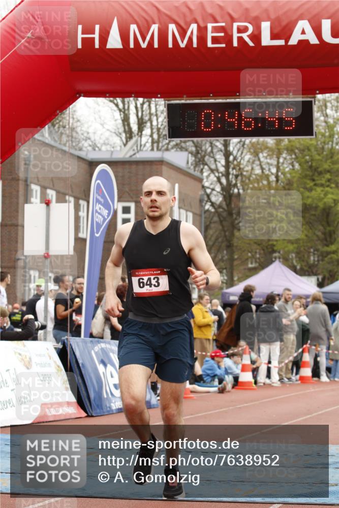 13.04.2025 - Hammer Lauf A. Gomolzig http://msf.ph/oto/7638952 13.04.2025 11:46:43 Ziel 452, 643 meine-sportfotos.de