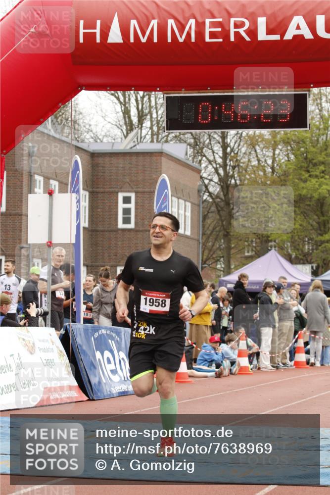 13.04.2025 - Hammer Lauf A. Gomolzig http://msf.ph/oto/7638969 13.04.2025 11:46:21 Ziel 1958 meine-sportfotos.de