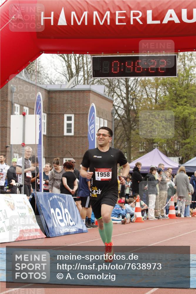 13.04.2025 - Hammer Lauf A. Gomolzig http://msf.ph/oto/7638973 13.04.2025 11:46:21 Ziel 1958 meine-sportfotos.de