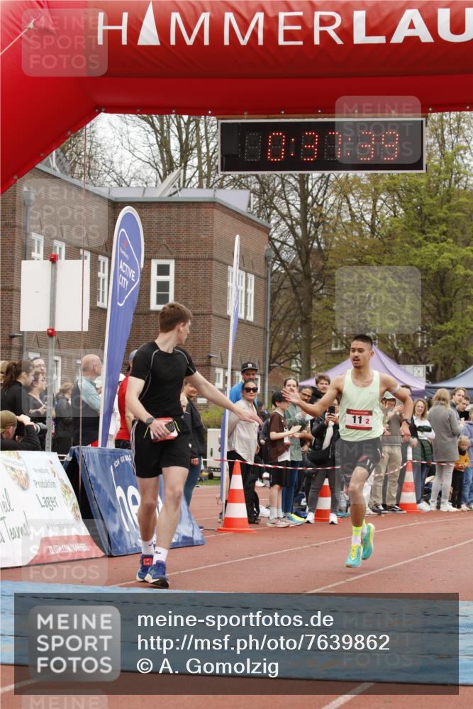 13.04.2025 - Hammer Lauf A. Gomolzig http://msf.ph/oto/7639862 13.04.2025 11:37:38 Ziel 11 meine-sportfotos.de