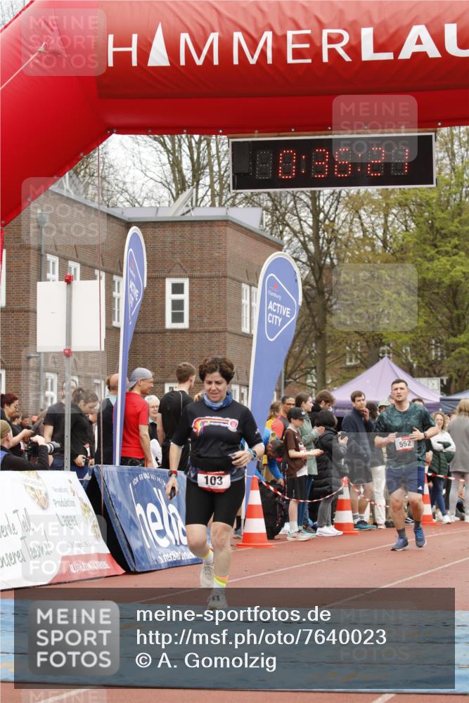 13.04.2025 - Hammer Lauf A. Gomolzig http://msf.ph/oto/7640023 13.04.2025 11:36:20 Ziel 103, 552, 736 meine-sportfotos.de
