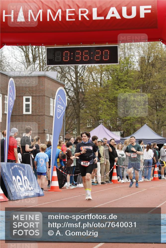 13.04.2025 - Hammer Lauf A. Gomolzig http://msf.ph/oto/7640031 13.04.2025 11:36:18 Ziel 103, 736 meine-sportfotos.de