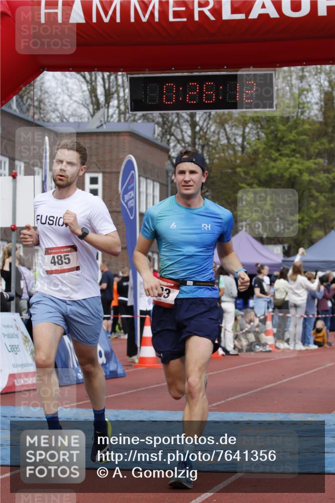 13.04.2025 - Hammer Lauf A. Gomolzig http://msf.ph/oto/7641356 13.04.2025 11:26:10 Ziel 133, 485, 1837 meine-sportfotos.de