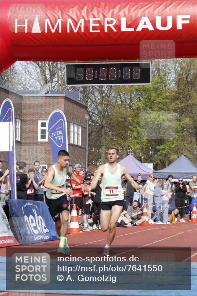 13.04.2025 - Hammer Lauf A. Gomolzig http://msf.ph/oto/7641550 13.04.2025 11:20:09 Ziel 11 meine-sportfotos.de