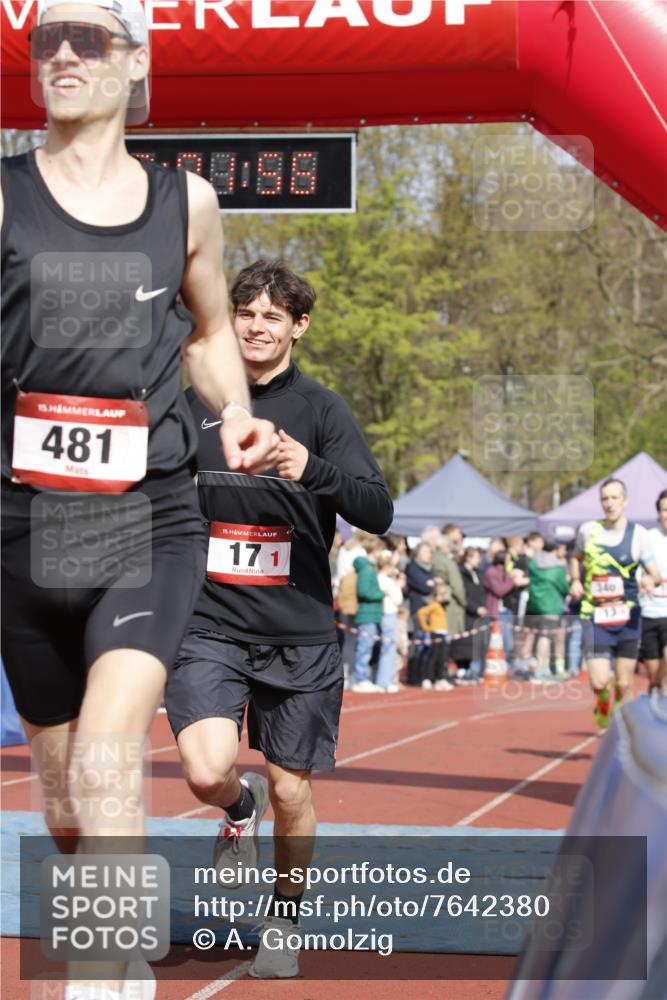 13.04.2025 - Hammer Lauf A. Gomolzig http://msf.ph/oto/7642380 13.04.2025 11:01:55 Ziel 13, 16, 17, 262, 334, 340, 481, 614, 1948 meine-sportfotos.de