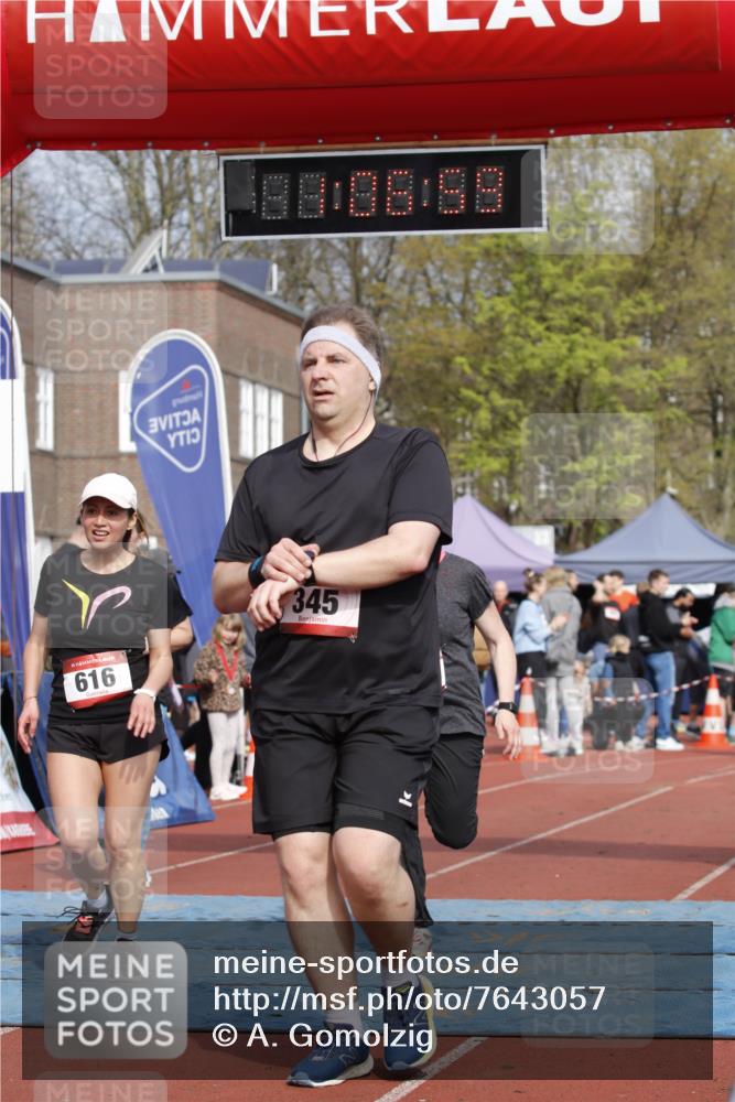 13.04.2025 - Hammer Lauf A. Gomolzig http://msf.ph/oto/7643057 13.04.2025 10:52:58 Ziel 345, 570, 616, 1045, 1228, 1231 meine-sportfotos.de