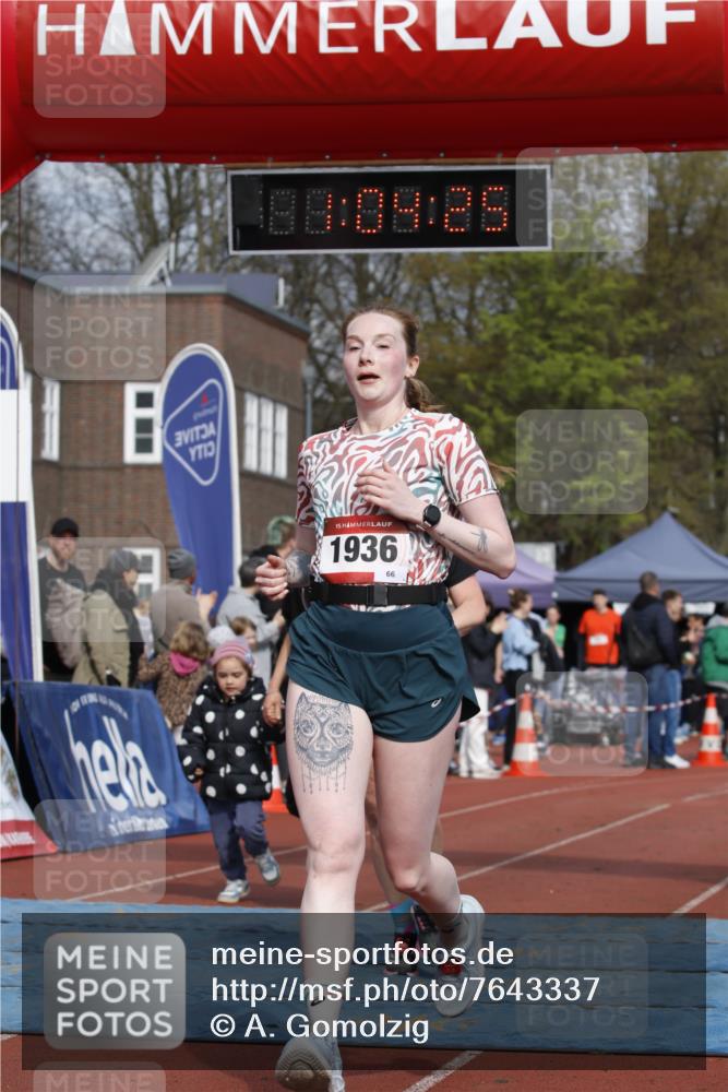 13.04.2025 - Hammer Lauf A. Gomolzig http://msf.ph/oto/7643337 13.04.2025 10:50:24 Ziel 182, 966, 1933, 1936 meine-sportfotos.de