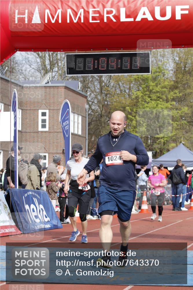 13.04.2025 - Hammer Lauf A. Gomolzig http://msf.ph/oto/7643370 13.04.2025 10:50:10 Ziel 211, 760, 1024, 1786 meine-sportfotos.de