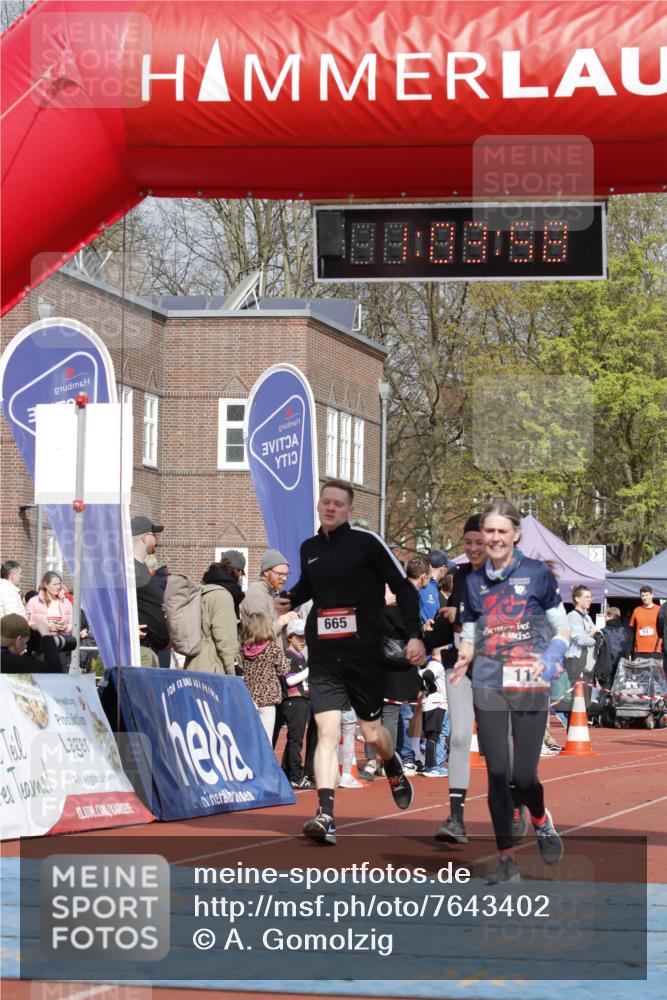 13.04.2025 - Hammer Lauf A. Gomolzig http://msf.ph/oto/7643402 13.04.2025 10:49:58 Ziel 116, 664, 665, 1786 meine-sportfotos.de