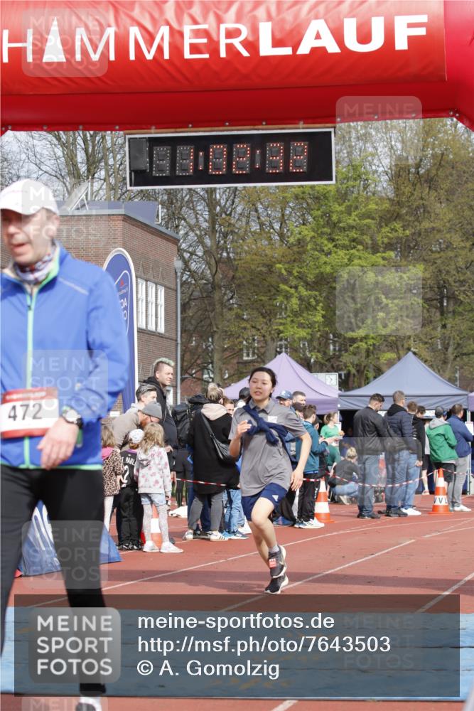 13.04.2025 - Hammer Lauf A. Gomolzig http://msf.ph/oto/7643503 13.04.2025 10:48:31 Ziel 472, 1830, 1932 meine-sportfotos.de