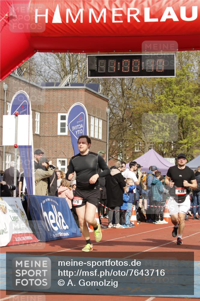 13.04.2025 - Hammer Lauf A. Gomolzig http://msf.ph/oto/7643716 13.04.2025 10:46:09 Ziel 431, 676 meine-sportfotos.de