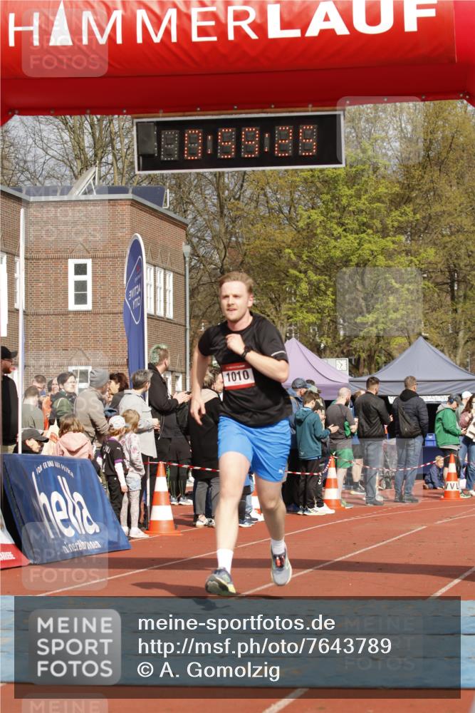 13.04.2025 - Hammer Lauf A. Gomolzig http://msf.ph/oto/7643789 13.04.2025 10:45:24 Ziel 1010 meine-sportfotos.de