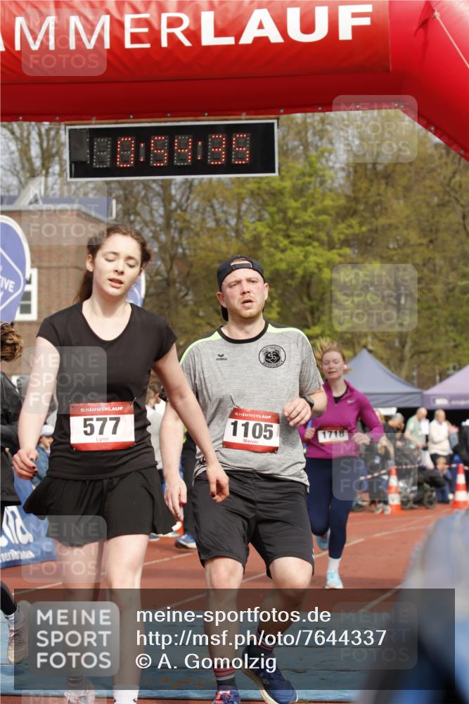13.04.2025 - Hammer Lauf A. Gomolzig http://msf.ph/oto/7644337 13.04.2025 10:40:34 Ziel 192, 260, 261, 577, 741, 1105, 1718 meine-sportfotos.de