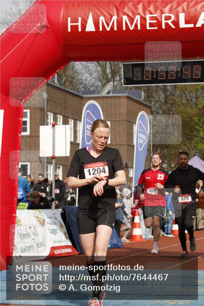 13.04.2025 - Hammer Lauf A. Gomolzig http://msf.ph/oto/7644467 13.04.2025 10:38:48 Ziel 497, 575, 1041, 1204 meine-sportfotos.de