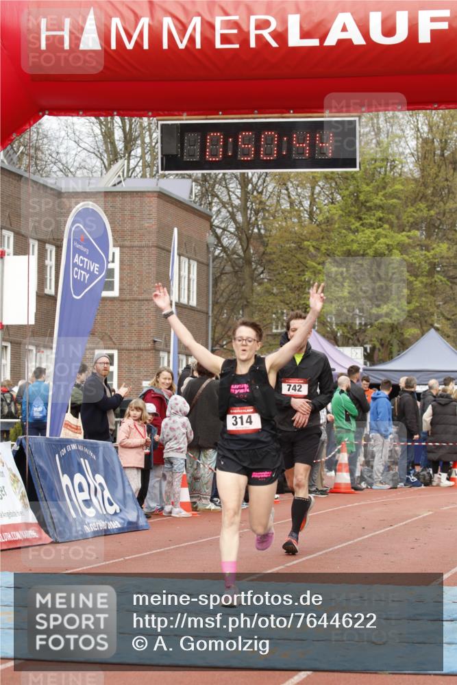 13.04.2025 - Hammer Lauf A. Gomolzig http://msf.ph/oto/7644622 13.04.2025 10:36:43 Ziel 314, 742 meine-sportfotos.de