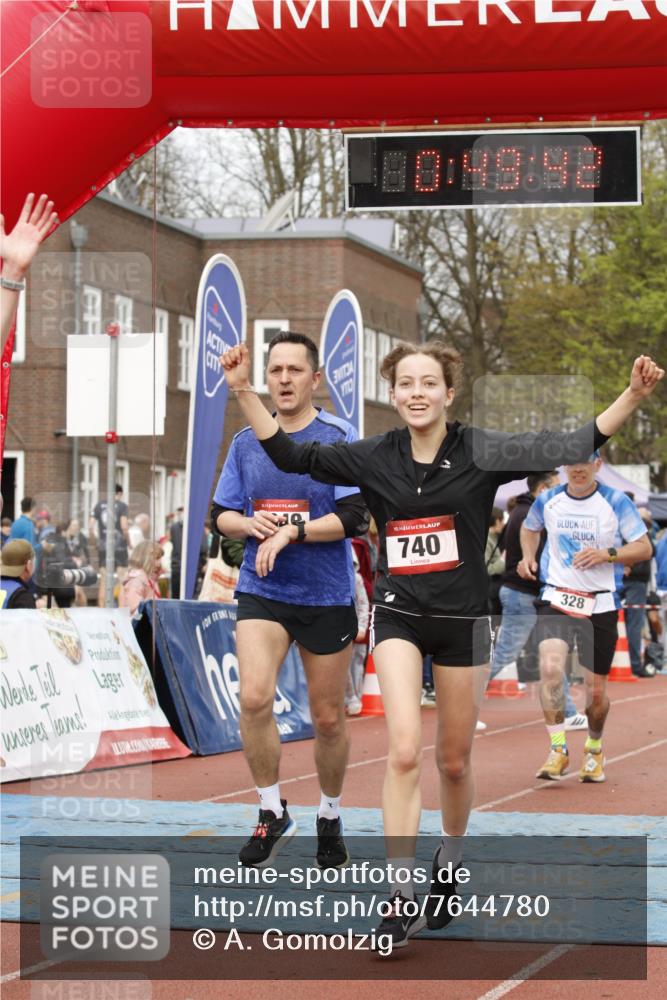 13.04.2025 - Hammer Lauf A. Gomolzig http://msf.ph/oto/7644780 13.04.2025 10:35:42 Ziel 255, 328, 740, 1143, 1944, 1949 meine-sportfotos.de