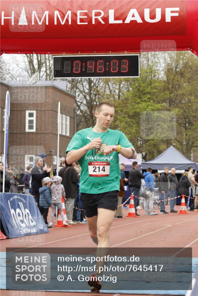 13.04.2025 - Hammer Lauf A. Gomolzig http://msf.ph/oto/7645417 13.04.2025 10:32:02 Ziel 214, 518, 1318 meine-sportfotos.de